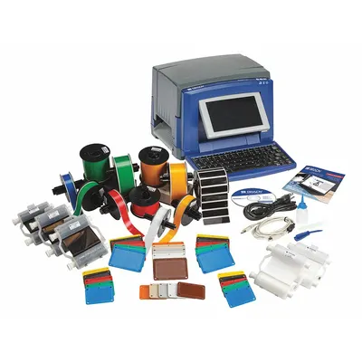 BRADY Desktop Printer: Pipemarking Identification, PC Connected/Standalone, Single Color - Standalone Desktop Printers