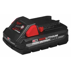 The MILWAUKEE M18 3 Ah battery provides 18V DC power for the M18 cordless tool system. With a 3 Ah capacity, it supports light- to medium-duty tasks in construction, maintenance, and industrial settings. Compatible with all M18 tools.