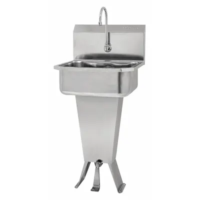 SANI-LAV One-Station Freestanding Hand Sink with Faucet, 0.5 gpm, Model 5011-0.5 - One-Station Freestanding Hand Sinks with Faucets