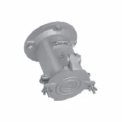 Watertight pin and sleeve receptacle rated for 250V DC and 600V AC, three-phase, 200 A, with 4 poles. Suitable for industrial environments requiring high-amperage connections, such as manufacturing plants and heavy equipment applications.