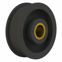BREWER MACHINE & GEAR Flat Belt Idler Pulley: 1 in Bore, 4.5 in OD, Cast Iron, Bushing Bearing (MPN P1)