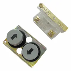 Pendant button assembly serving as a control interface for electric chain hoists. Allows operators to raise, lower, and stop the hoist from a pendant station for precise load handling in industrial lifting applications.