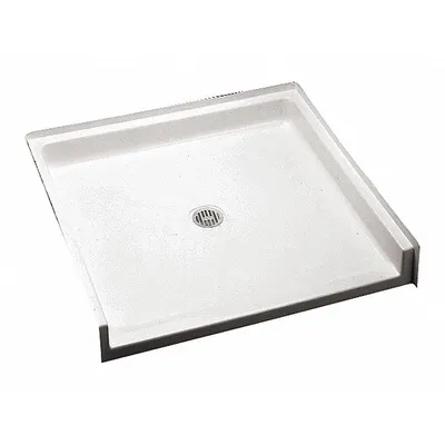 FIAT PRODUCTS Shower Base: Rectangle, Barrier Free Threshold, Polyester - Shower Bases