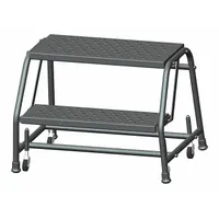 BALLYMORE Step Stool: 1.6 ft Overall Ht, 450 lb Load Cap, 2 Steps, Steel, 1.6 ft Standing Ht (MPN 226P)