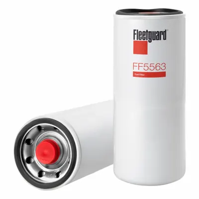 FLEETGUARD Fuel Filter: Spin-On, 11 5/16 in Overall Lg, 4 3/4 in Outside Dia - Spin-On Fuel Filters