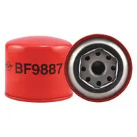 BALDWIN FILTERS Fuel Filter: Spin-On, 3 11/16 in Outside Dia, M20-1.50 Thread Size, Cellulose (MPN BF9887)