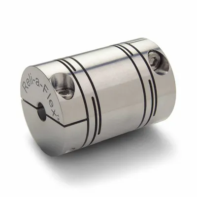 RULAND MANUFACTURING Slit Coupling: 5/16 in Bore Dia 1, 1/4 in Bore Dia 2 - Long Clamp-On Slit Couplings