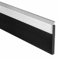 NATIONAL GUARD Door Sweep: Single Fin Insert, Aluminum, 36 in Lg, 3 1/16 in Wd, Aluminum (MPN 203NA-36)