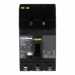 The Square D QDA32175 is a 175 A, 3-pole molded case circuit breaker rated 25 kA at 240 V AC with a fixed instantaneous trip and lug terminals. It features ABC phase connection and is part of the QD series. This breaker provides overcurrent protection for I-Line panelboards in electrical distribution systems.