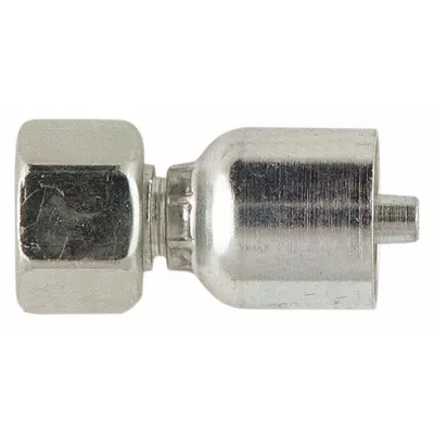 PARKER 1C977-16-8 Straight Crimp Hydraulic Hose Fitting - Parker Crimp Hydraulic Hose Fittings with Metric Connection
