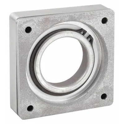 HOFFMAN Pedestal Swivel: Aluminum, 350° Swivel, 1.06 in Overall Ht, 4 in Overall Wd - Swivel Accessories