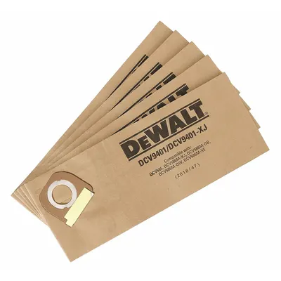 DEWALT DCV9401 2-Ply Paper Shop Vacuum Bag for DCV585/DCV586 - Shop Vacuum Bags