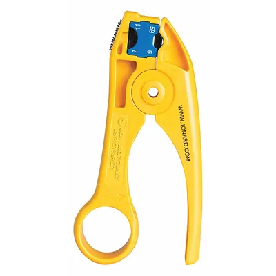 JONARD TOOLS Coax Cable Stripper: 0.4 in to 0.4 in, RG-59/6/RG-7/11 - Data & Coaxial Cable Strippers