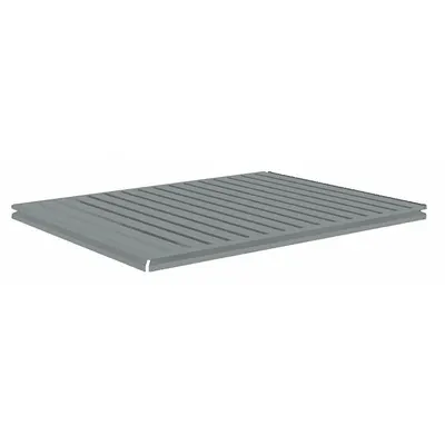 TENNSCO ZBES-4836C Ribbed Steel Decking Shelf Kit for Boltless Shelving - Ribbed Steel Decking Shelf Kits for Boltless Shelving