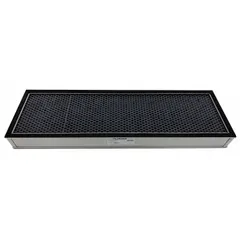 Carbon filter for fume hoods, designed to adsorb chemical vapors and odors in laboratory and industrial ventilation systems. Overall height 12 in, overall width 31 1/2 in. Part of the 200T AP36 series.