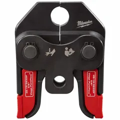 Steel press jaw for use with sub-compact press tools. Designed for 5/8 in PEX pipe and Viega Pureflow systems. Used to form secure, leak-free joints in PEX piping for plumbing and hydronic heating applications.