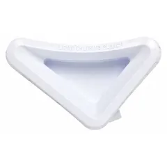 OEM replacement bleach dispenser cup for Whirlpool washing machines. Holds and releases bleach during the wash cycle to aid in stain removal and whitening. Constructed from plastic for compatibility with standard laundry detergents.