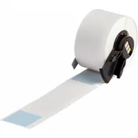 Wraparound Label: 4 in x 1 in, 1 in, Vinyl, Blue (Matte), For 1 AWG to 500 kcmil Wire Gauge (MPN M6-23-427-BL)