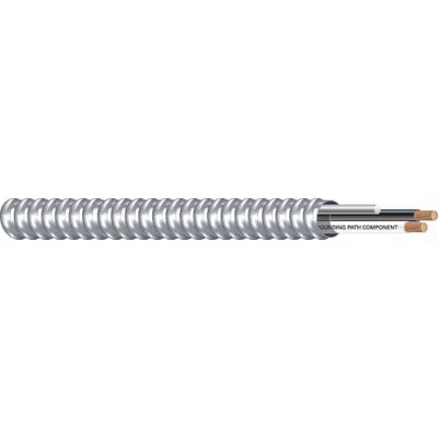 SOUTHWIRE Metal Clad Armored Cable: 14 AWG, 2 Conductors, Copper, 1,000 ft, Aluminum - Standard Metal-Clad Cables