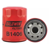 BALDWIN FILTERS Oil Filter: B1406, 3/4"-16 Thread Size, 3 1/2 in Overall Ht, 2 11/16 in Outside Dia