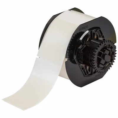 BRADY Wraparound Label: 3 3/4 in x 2 in, 2 in, Self-Extinguishing Vinyl - Brady Precut Label Rolls