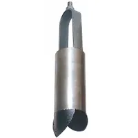 AMS Soil Auger Head: Carbon Steel Bail/Stainless Steel Cylinder, 5/8 in Connection Size, Threaded (MPN 400.09)