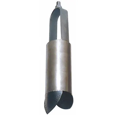 AMS Soil Auger Head: Carbon Steel Bail/Stainless Steel Cylinder - Soil Auger Accessories