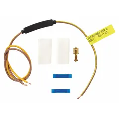 This diode rectifies alternating current to direct current within the control circuit of refrigerators and freezers. It is used in appliance electrical systems to ensure proper current flow for component operation.