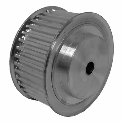 Dayton Timing Pulley: Trapezoidal, Plain, For T5 Timing Belt Section, For 25 mm Belt Wd - T5 Section Timing Belt Pulleys