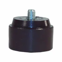 Hammer Tip Head: Hard, Nylon, 1 1/2 in Dia, 5/16-18 Thread Size, Threaded, Hard, Impax®, 75.15-158