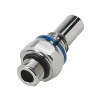 Quick Connection Coupling: Straight, 3/8 in Pipe Size, Cool Blue, Quick Disconnect/Threaded, Brass (MPN LQ6D47006BLU)