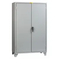 LITTLE GIANT Storage Cabinet: 60 in x 30 in x 78 in, Swing Handle & Keyed, 12 ga Panel Thick, Legs (MPN SSL2-A-3060)