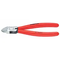 Diagonal Cutting Plier: Flush, Straight, Narrow, 1/2 in Jaw Lg, 1/2 in Jaw Wd, 5 1/2 in Overall Lg (MPN 72 01 140)