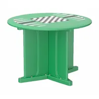CORTECH Table: 29 in Overall Ht, 42 in Overall Dia, Game Top Included, Ballast Accepted, Green (MPN 66749GNGT)