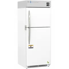 This pharmacy refrigerator-freezer provides 13 cu ft of refrigerator capacity for storing temperature-sensitive medications, vaccines, and biological samples. It features a single swing solid door with a right hinge, offering secure and organized cold storage for clinical and laboratory environments.