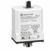 SCHNEIDER Single Function Time Delay Relay: Socket Mounted, 120V DC, 10 A, 8 Pins/Terminals (MPN 9050JCK13V20)