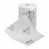 PIG Sorbent Roll: 150 ft Lg, 16 in Wd, Polypropylene, White, 150 ft Roll Lg, 16 in Roll Wd (MPN MAT435)