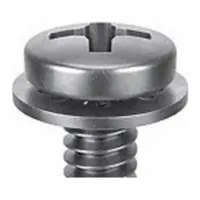 SEMS Screw: Internal Tooth, #4-40 Thread Size, 5/16 in Lg, Stainless Steel, Passivated, Pan, 50 PK (MPN 1-PPI-4C-31)