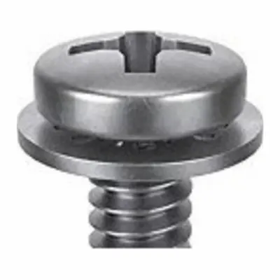 SEMS Screw: Internal Tooth, #4-40 Thread Size, 5/16 in Lg, Stainless Steel, Passivated - Machine Screws with Internal Tooth Lock Washers