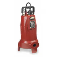 LIBERTY PUMPS Grinder Pump: Horizontal, Three Phase, 2 hp, 440/480V AC, 50 gpm @ 10' of Head, Female (MPN LSG204M)