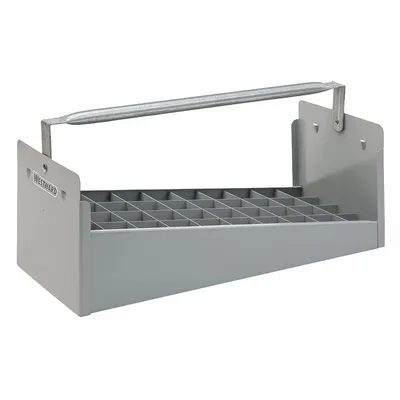 WESTWARD Nipple Caddy: Steel, For 1 1/4 in Pipe Nipples, 40 Compartments, 6 5/8 in H - Pipe Nipple Caddies