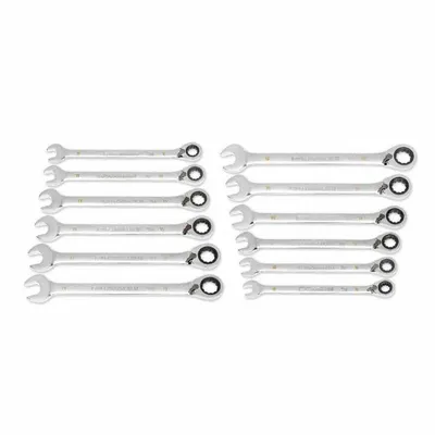 GEARWRENCH 86627 Metric 12-Point Ratcheting Combination Wrench Set - Metric 12-Point Ratcheting Combination Wrench Sets