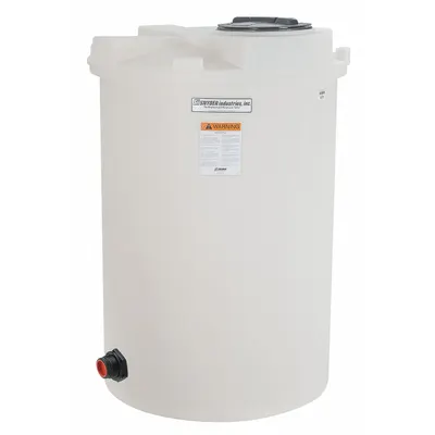 SNYDER INDUSTRIES Storage Tank: Single Wall, Vertical, 90 gal, Closed Top, 3/16 in Wall Thick - Vertical Liquid Storage Tanks