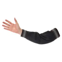 Flame-Resistant Sleeve: 18 in Sleeve Lg, L, Black, Elastic Cuff, 2 PK (MPN 1364-18WW)
