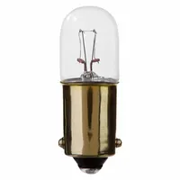 APPROVED VENDOR Incandescent Bulb: Incandescent, Miniature Bayonet (BA9s), (T) Tubular, T3-1/4, 1892