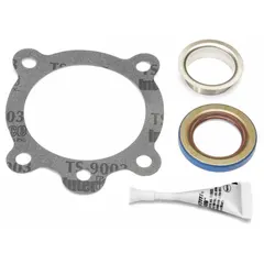 Shaft repair kit for reciprocating compressors. Includes components 3FRU4 and 45465101. Used to replace worn or damaged crankshaft parts in reciprocating compressor applications.