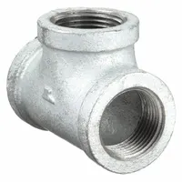 ANVIL Metal Pipe Tee: Tee (run x run x branch), 300 psi @ 150°F, 2 in x 2 in x 2 in, Malleable Iron (MPN 0311030803)