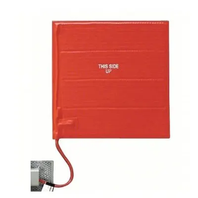 BRISKHEAT Heating Blanket: 232°C Op Temp - Max, 24 in Overall Lg, 6 in Overall Wd - Silicone Heating Blankets