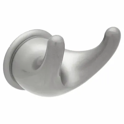 MASON YB8003SN Robe Hook, Zinc, Satin, 30 lb Capacity - Bathroom Hooks