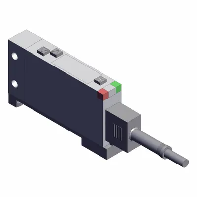 SMC Pressure Switch: 5 mm Port Size, 1 PNP Output Open Collector, 12 to 24V DC - Compact Vacuum Pressure Switches